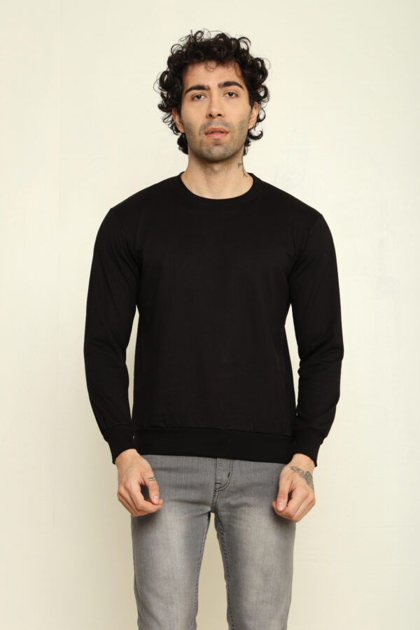 176652184559342301944.jpg Absqura Solid Sweatshirt Black