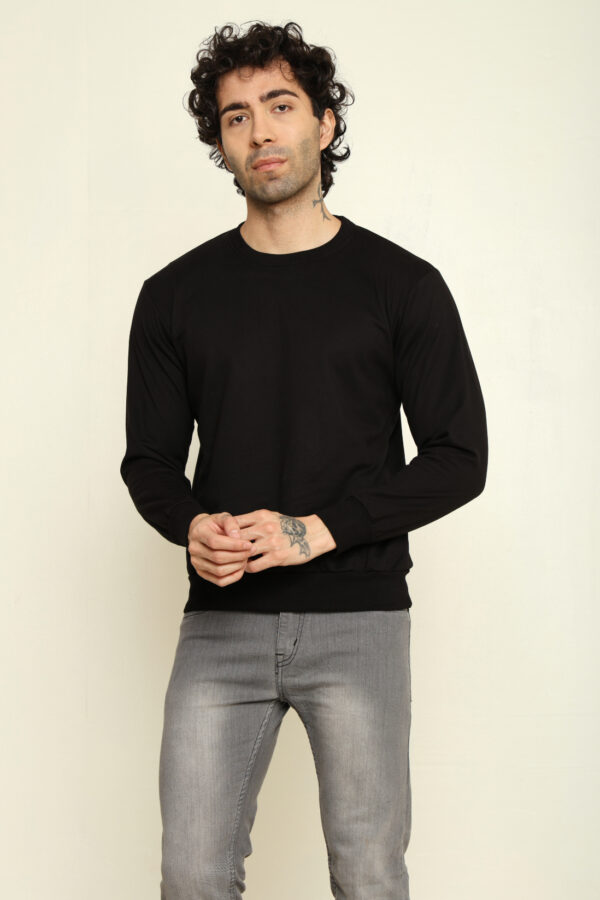 176652184564382301941.jpg Absqura Solid Sweatshirt Black