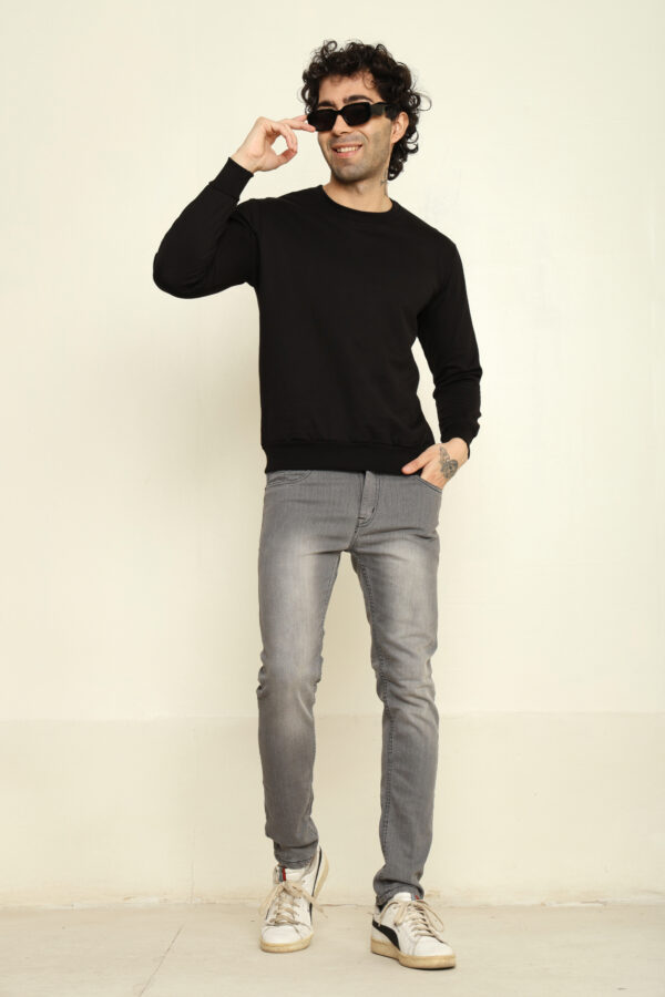 176652184631502301947.jpg Absqura Solid Sweatshirt Black