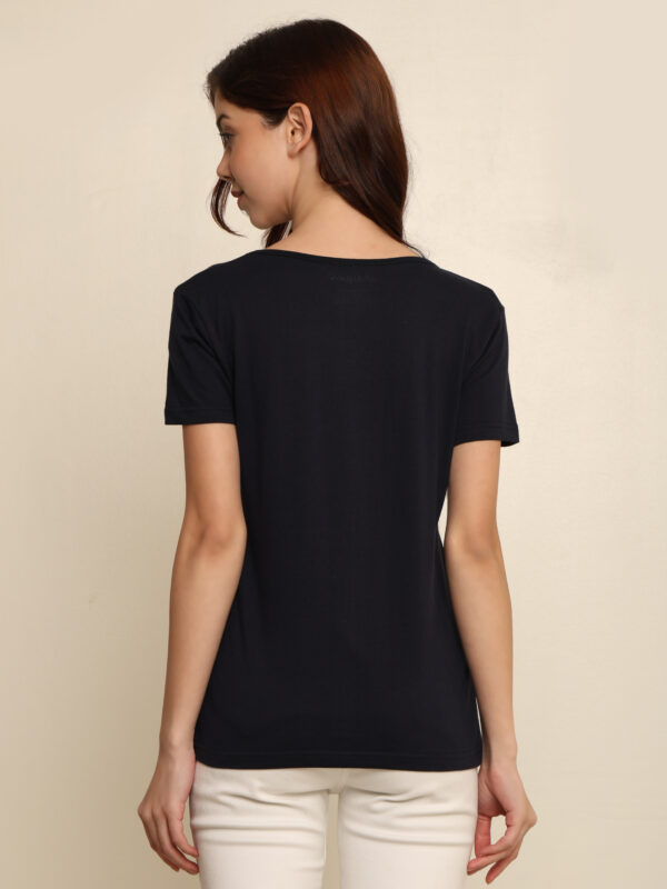 176652365329301Q1A8472.jpg Absqura Solid Women Black T-Shirt