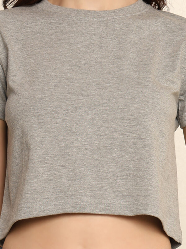 176661131728651Q1A8694_1.jpg Absqura Solid Women Grey Melange Crop Top