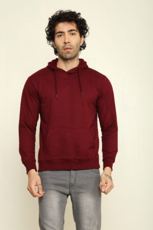 176661377165062302055.jpg Absqura Hooded Maroon Sweatshirt