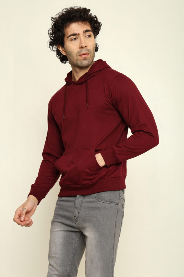 176661380885962302052.jpg Absqura Hooded Maroon Sweatshirt