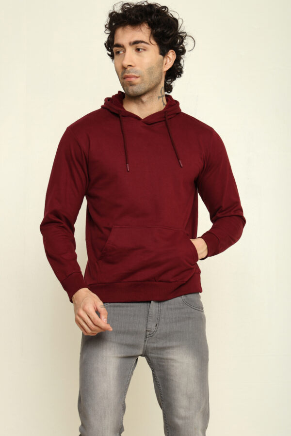 176661381452232302049.jpg Absqura Hooded Maroon Sweatshirt