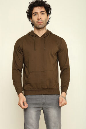 176661404492022302186.jpg Absqura Hooded Olive Green Sweatshirt