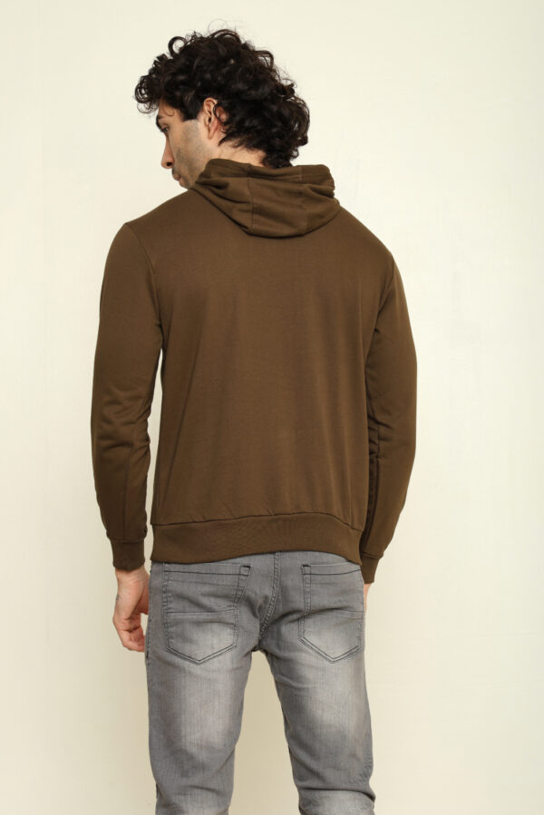 176661404697002302187.jpg Absqura Hooded Olive Green Sweatshirt