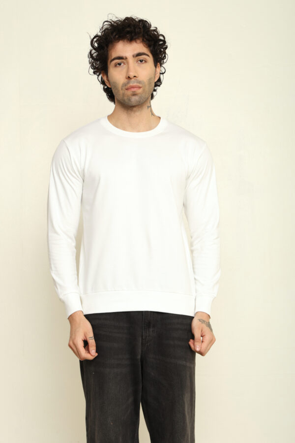 176661547546072301844.jpg Absqura Solid Sweatshirt White