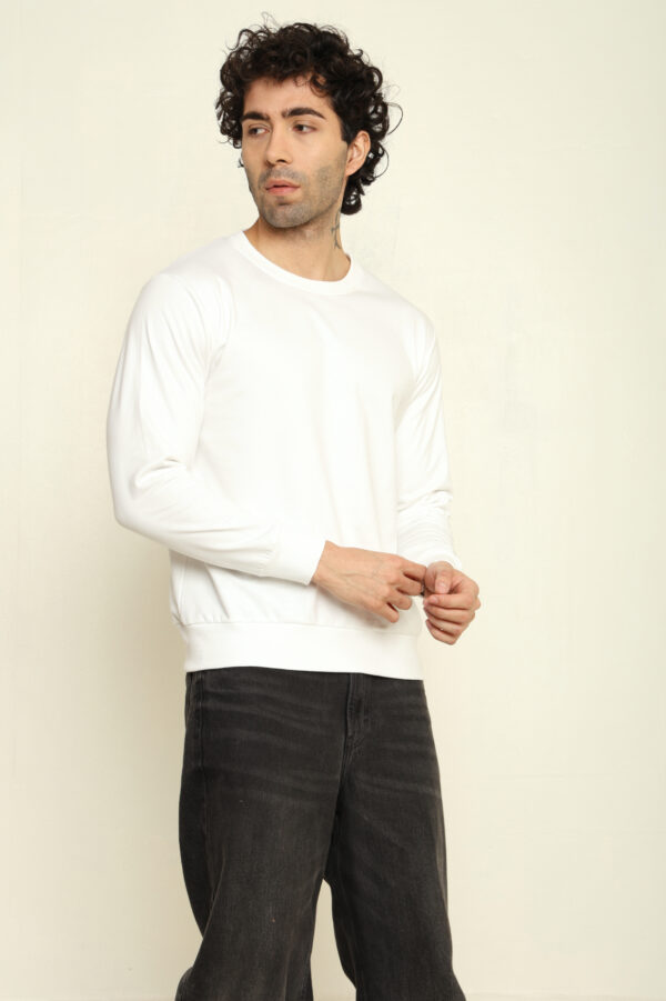 176661548627062301842.jpg Absqura Solid Sweatshirt White