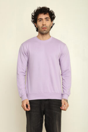 176661595538542301764.jpg Absqura Solid Sweatshirt Lavender