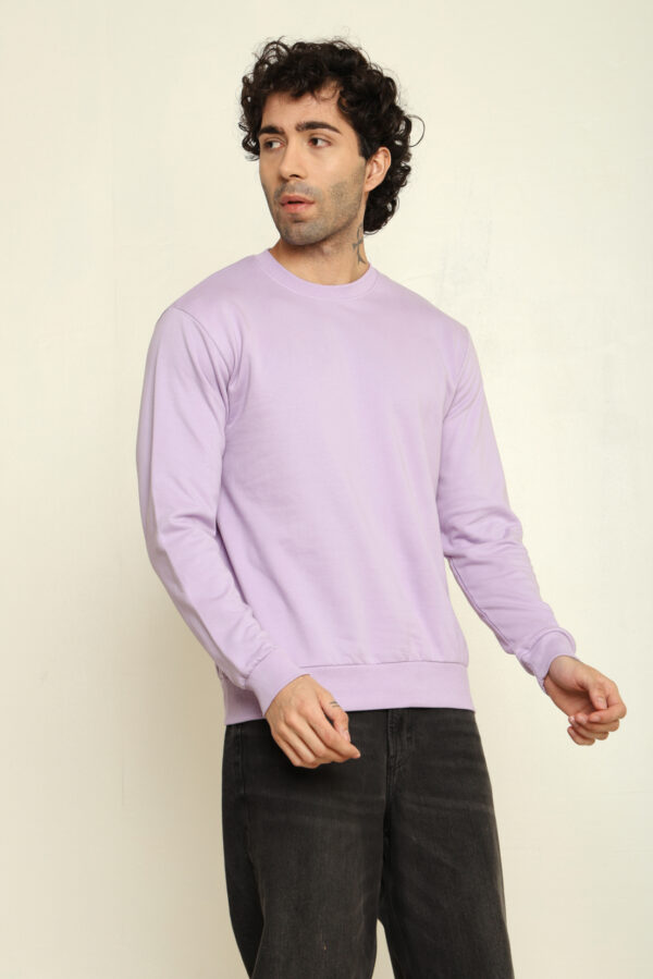 176661596210632301763.jpg Absqura Solid Sweatshirt Lavender