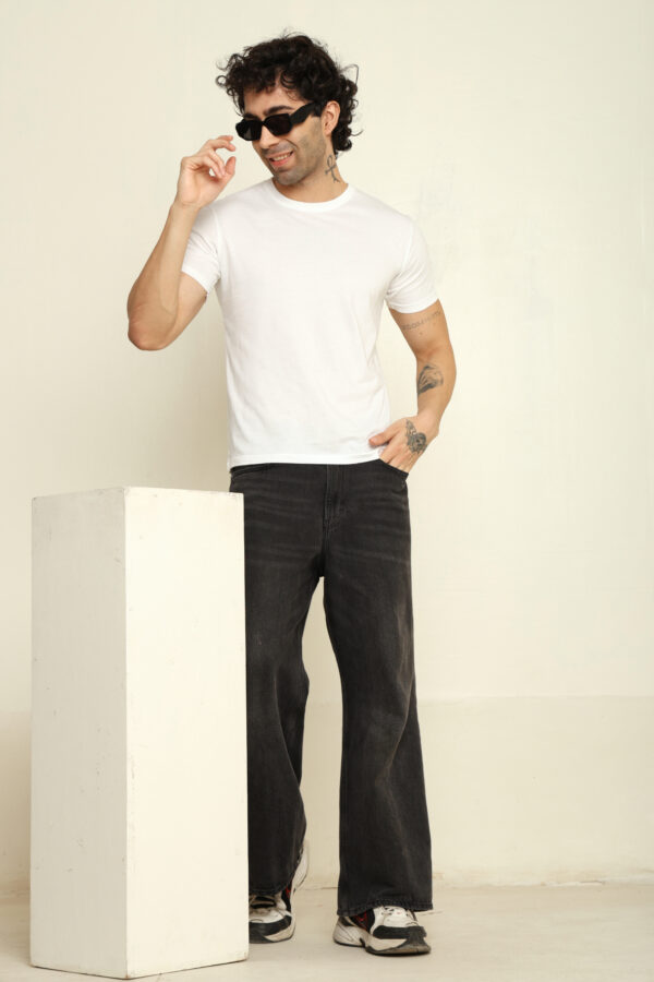176665350899522301739.jpg Absqura Solid Men White T-Shirt