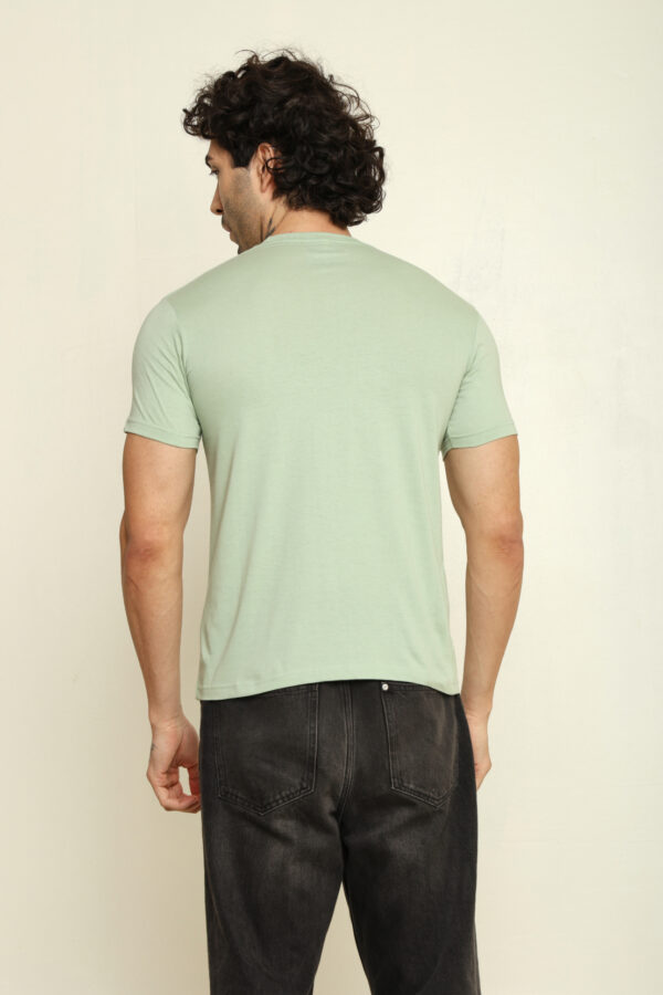 176665648039362301645.jpg Absqura Solid Men Jade T-Shirt