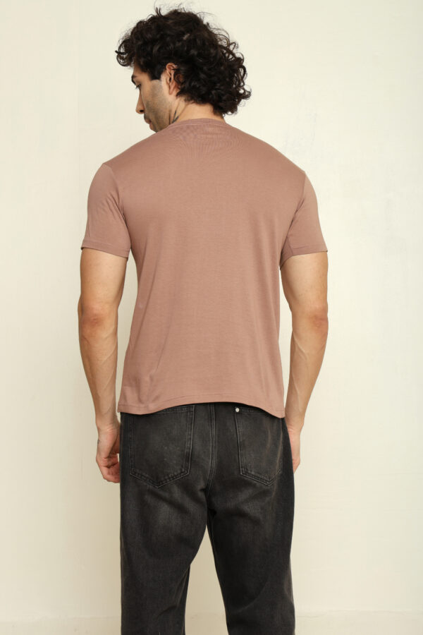 176665665621672301751.jpg Absqura Solid Men Mushroom T-Shirt