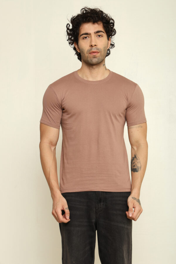 176665665664772301750.jpg Absqura Solid Men Mushroom T-Shirt