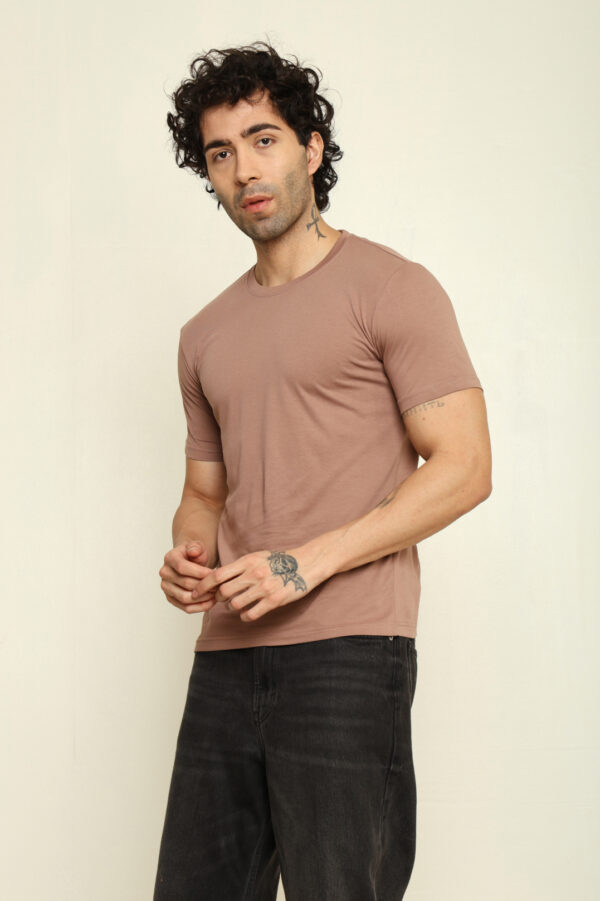 176665666059602301746.jpg Absqura Solid Men Mushroom T-Shirt