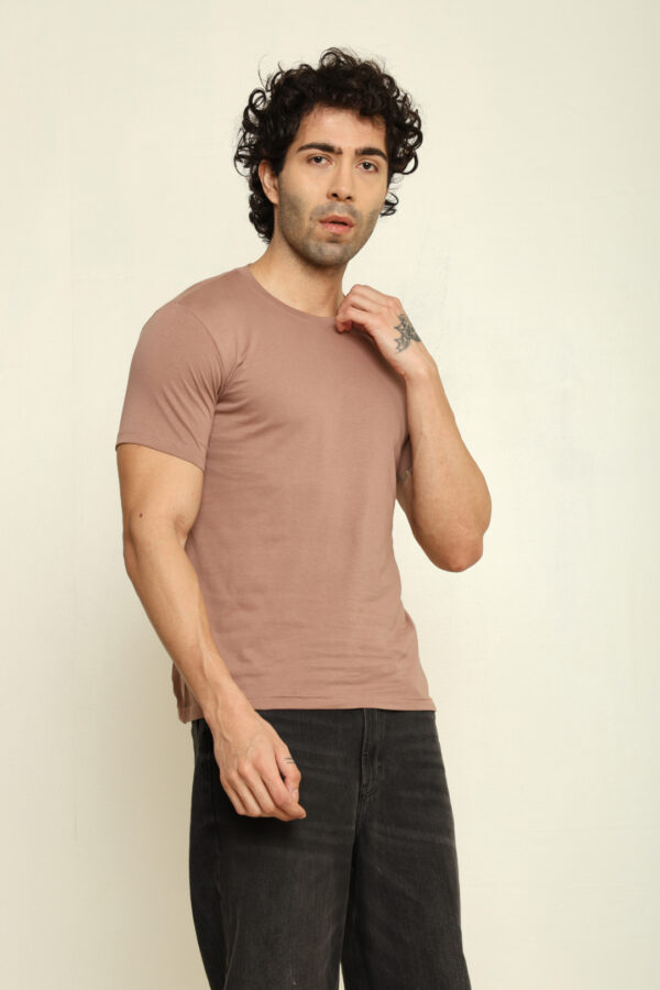 176665666062312301749.jpg Absqura Solid Men Mushroom T-Shirt
