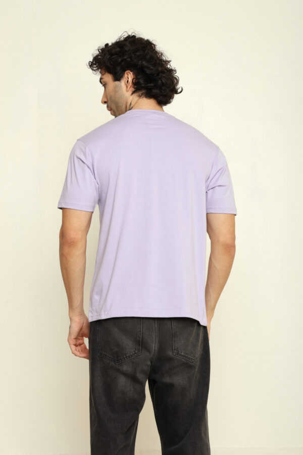 176665988658542301873.jpg Absqura Solid Oversized Lavender T-Shirt