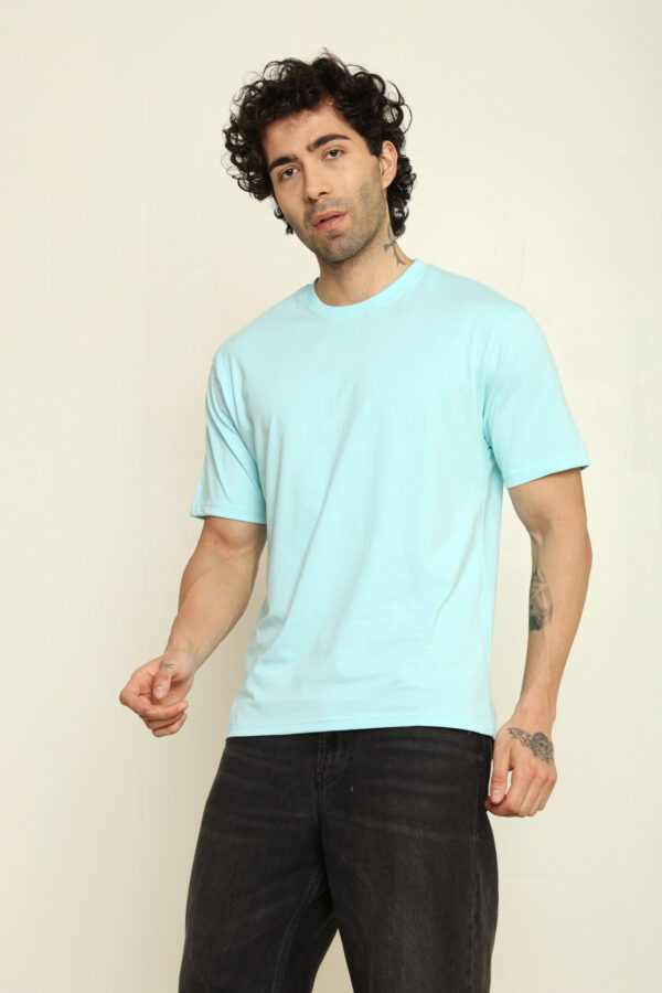 176666009836392301802.jpg Absqura Solid Oversized Mint T-Shirt
