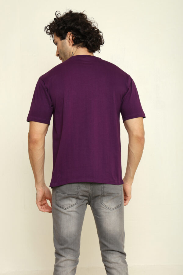 176666084212672301984.jpg Absqura Solid Oversized Purple T-Shirt