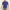 Absqura Solid Oversized Royal Blue T-Shirt