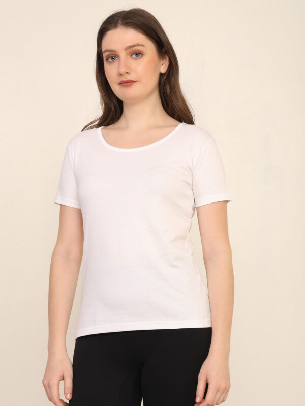 176666178892961Q1A3351.jpg Absqura Solid Women White T-Shirt
