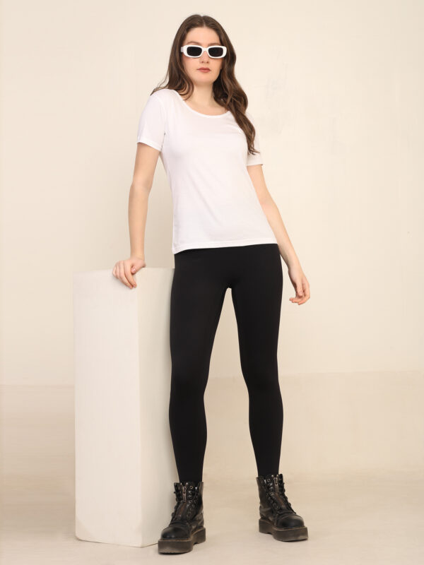 176666179077591Q1A3341.jpg Absqura Solid Women White T-Shirt