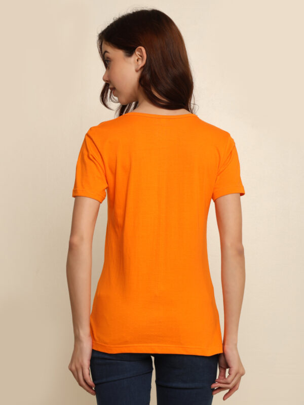 176666386276321Q1A8520.jpg Absqura Solid Women Orange T-Shirt