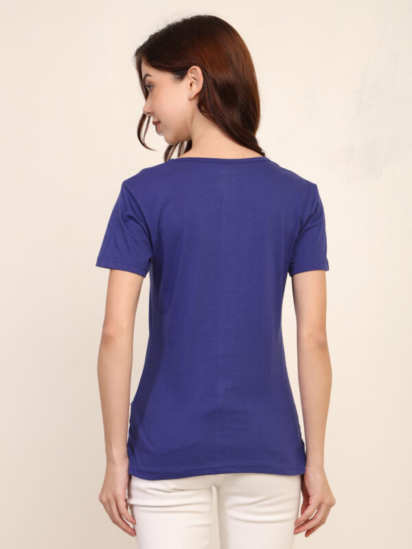 176666606377331Q1A8426.jpg Absqura Solid Women Royal Blue T-Shirt