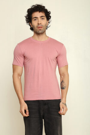 176666615760242301658.jpg Absqura Solid Men Flamingo T-Shirt