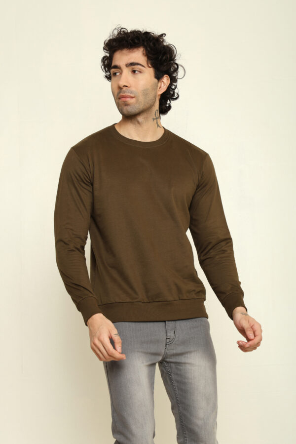 176669050295632302020.jpg Absqura Solid Sweatshirt Olive Green