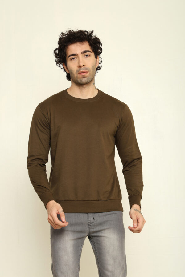 176669050575662302016.jpg Absqura Solid Sweatshirt Olive Green